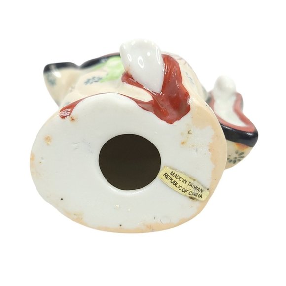 Vintage Laughing Happy Buddha Porcelain 5 Inch Figurine Chinese Asian Oriental - Picture 10 of 11